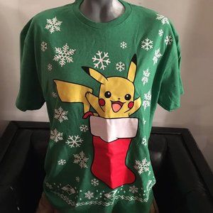 Pikachu holiday/Christmas t-shirt
